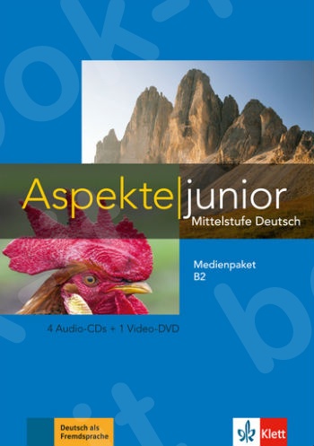 Aspekte junior B2, Medienpaket (4 Audio-CDs + Video-DVD)