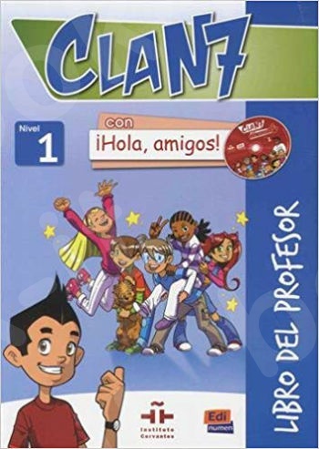 Clan 7 con Hola Amigos 1: Tutor Book (+ AUDIO CDs (3))(Βιβλίο καθηγητή +CD's)