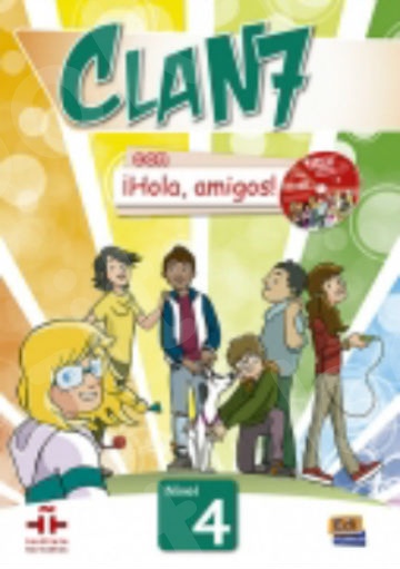 Clan 7 con Hola Amigos 4: Alumno(Βιβλίο Μαθητή +CD)