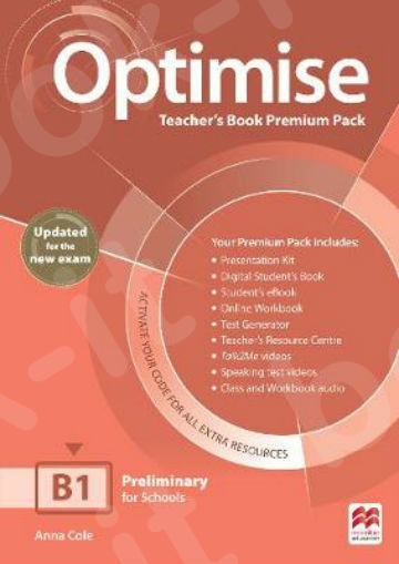 Optimise B1 Teacher's Book Premium Pack(Πακέτο Premium Καθηγητή)(Updated for NEW exam)