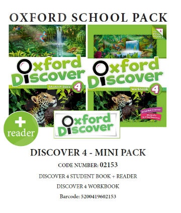 Oxford Discover 4 - Mini Pack (Πακέτο Μαθητή MINI-ΚΟΛΛΕΓΙΟ ΨΥΧΙΚΟΥ - 02153)