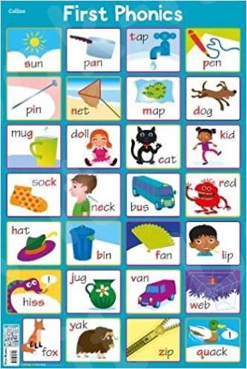 First Phonics (Collins Children’s Poster) -  Collins