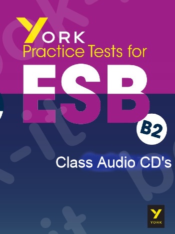 YORK Practice Tests for ESB B2 exam - Class Audio CDs (Ακουστικά CD's)