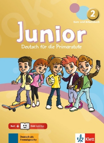 Junior 2, Kurs- und Arbeitsbuch + Online-Hörmaterial + Klett Book-App-Code (για 12μηνη χρήση)(βιβλίο μαθητή+ασκήσεων)
