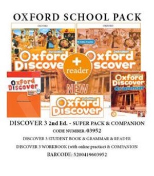 Oxford Discover 3 (2nd Edition) - Super Pack & Companion -03952(Πακέτο Μαθητή)