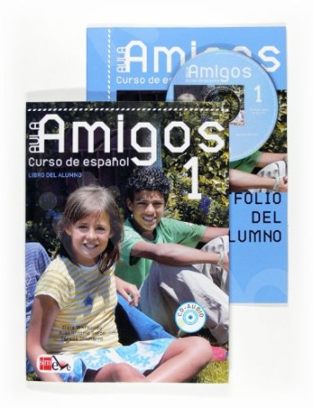 Aula Amigos 1 - Pack alumno (Libro + CD + Portfolio)Πακέτο Μαθητή - Εκδόσεις : SM ELE