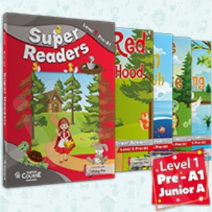 SC - Level 1(Junior A) - Πακέτο 4 παραμύθια +mp3+Glossary - Super Readers