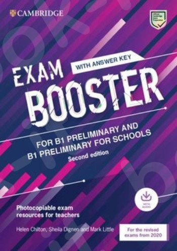 Cambridge English Exam Booster for Preliminary and Preliminary for Schools with Answer Key with Audio Download(2020 Exams)
