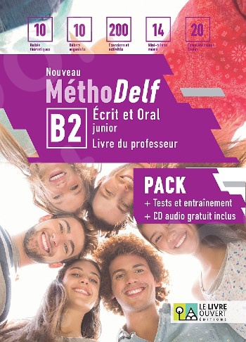 Nouveau Méthodelf B2 Ecrit et Oral - Pack Prof (Livre + Tests)(Καθηγητή)2020