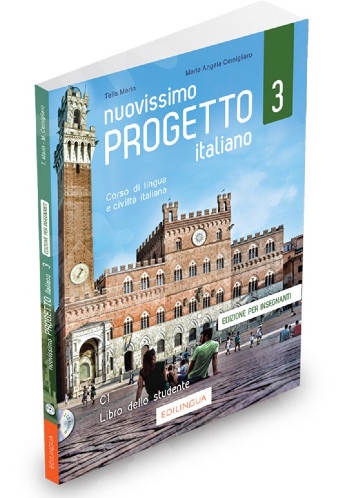 Nuovissimo Progetto Italiano 3(C1) - Libro dello studente – Edizione per insegnanti (+ CD Audio) 2020!!!