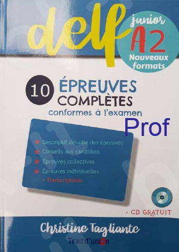 Nouveuax Delf Junior A2 10 Epreuves Completes - Livre Du Professeur(Καθηγητή) 2020