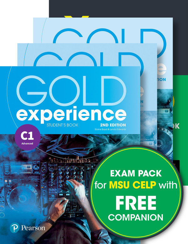 Exam Pack MSU CELP :Gold Experience C1 (2nd Edition)(WITH APP + WB + COMPANION + YORK PRACTICE TEST FOR MSU CELP)