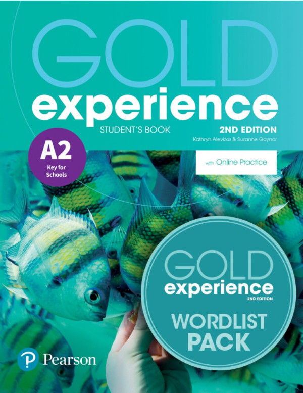 Gold Experience A2 tudent's Book PACK (+ ONLINE PRACTICE + WORDLIST) 2nd Edition​