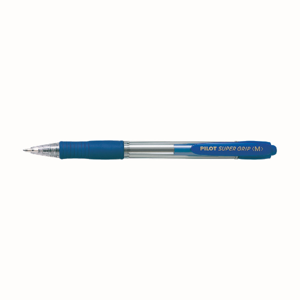 Pilot Στυλό Super Grip Medium 1.0mm μπλε 12Τ.