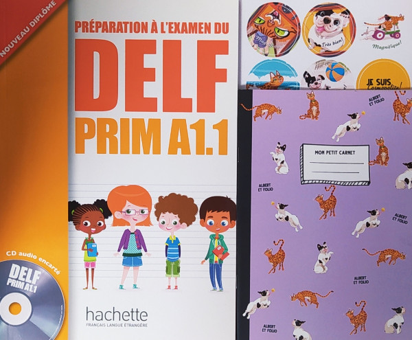 Super Pack Delf Prim A1.1(+ MON PETIT CARNET + STICKERS)(Πακέτο Μαθητή),Hachette