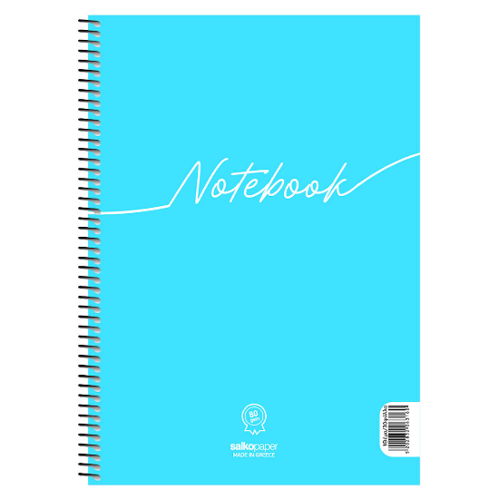 Τετράδιο Σπιράλ Notebook (17X25/180σελ. 3θ)