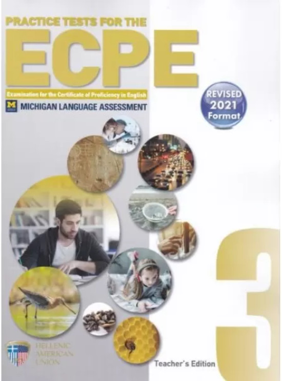 Practice Tests for the ECPE Book 3 - Teacher's Book με 8 CD's(Βιβλίο Καθηγητή) (Revised 2021 Format) της Hellenic American Union
