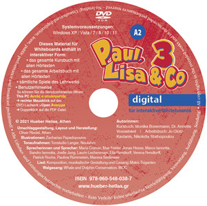 Paul, Lisa & Co 3 - digital (DVD για διαδραστικά whiteboards) - (Hueber Hellas) - Επίπεδο A2