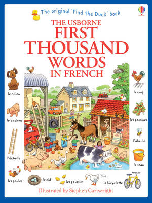 Publisher Usborne - First Thousand Words in French - Heather Amery