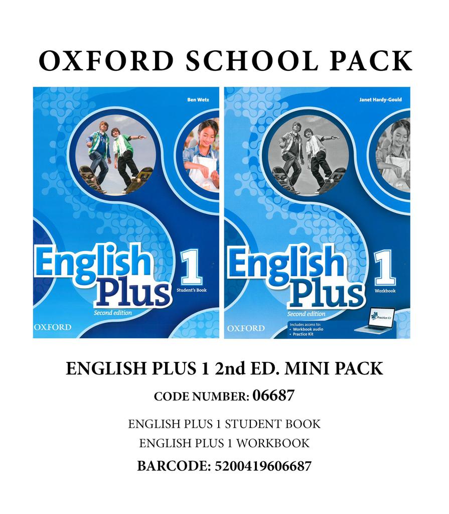 English Plus 1 (2nd Edition) Mini Pack(Πακέτο Μαθητή -06687 )
