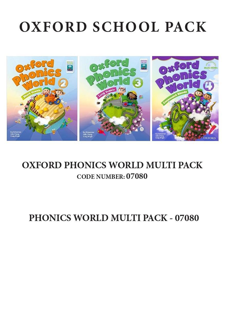 Oxford Phonics World Multi Pack (Πακέτο Μαθητή-07080) - Oxford University Press